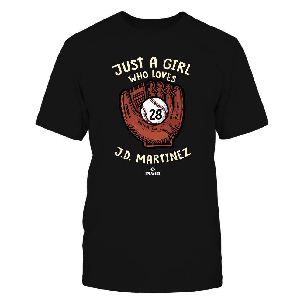 A Girl Who Loves - JD Martinez Shirt | Boston Major League Baseball | Ballpark MVP | MLBPA