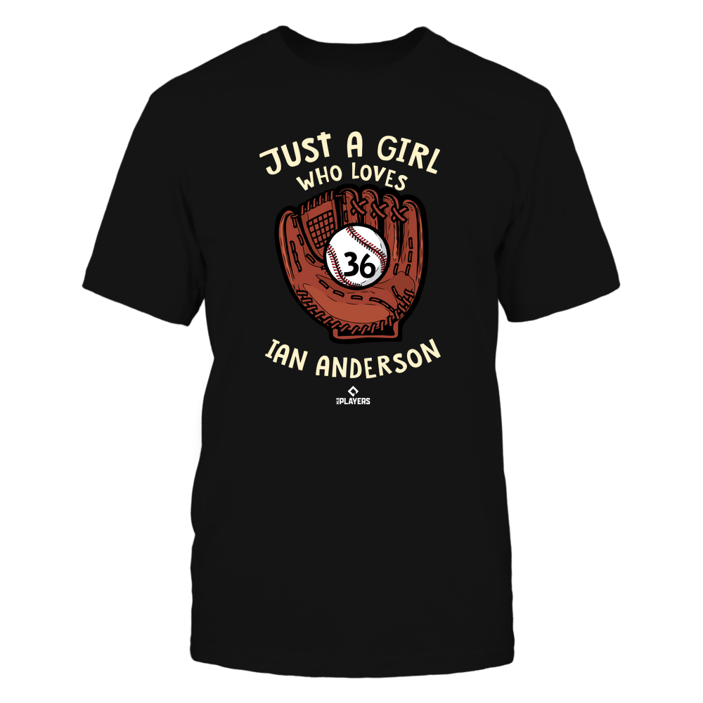 A Girl Who Loves - Ian Anderson Tee | Atlanta Baseball | MLBPA | Ballpark MVP