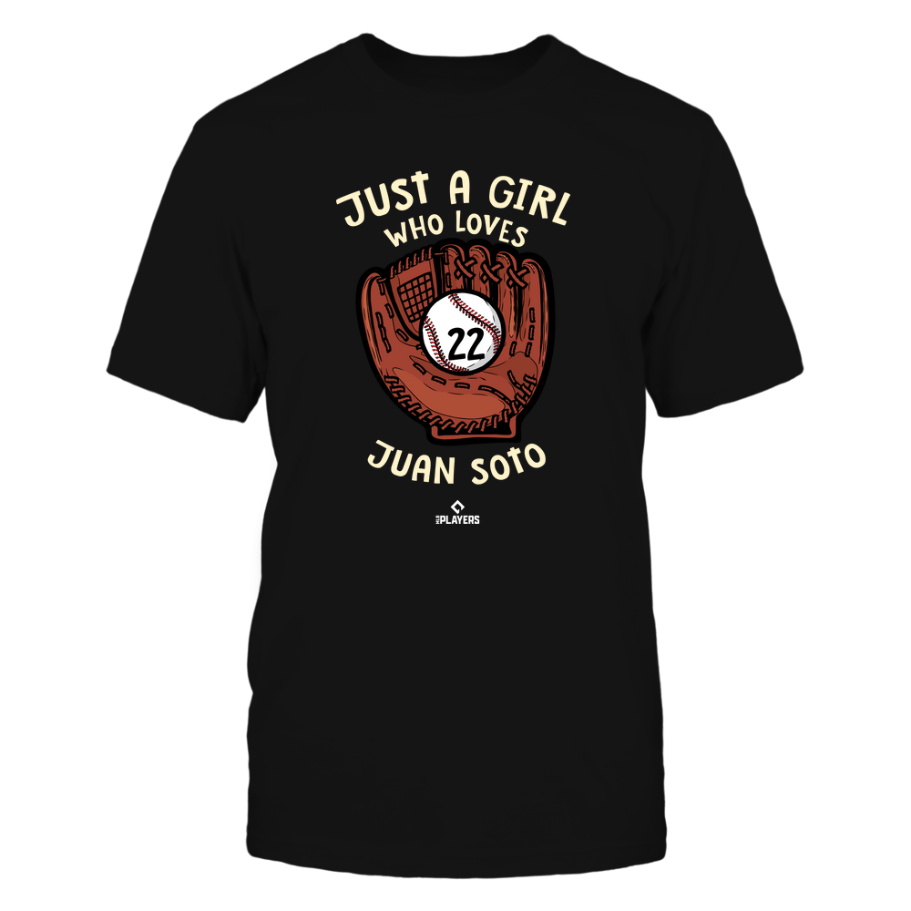 A Girl Who Loves - Juan Soto T-Shirt | Washington Pro Baseball | Ballpark MVP | MLBPA