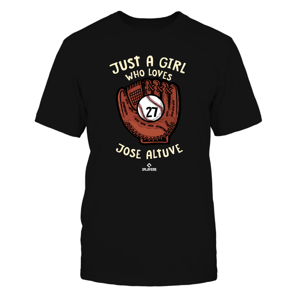 A Girl Who Loves - Jose Altuve Tee | Houston Baseball | MLBPA | Ballpark MVP
