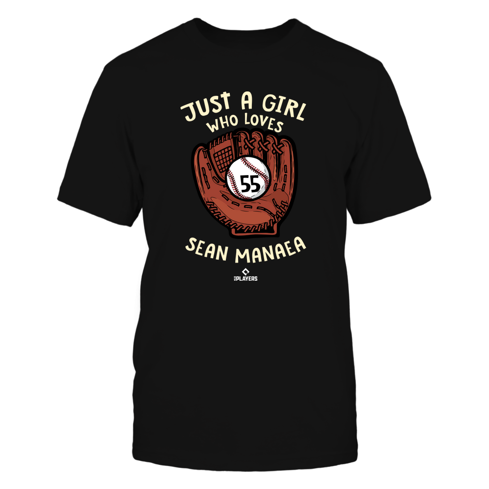 A Girl Who Loves - Sean Manaea T-Shirt | Oakland Pro Baseball | Ballpark MVP | MLBPA