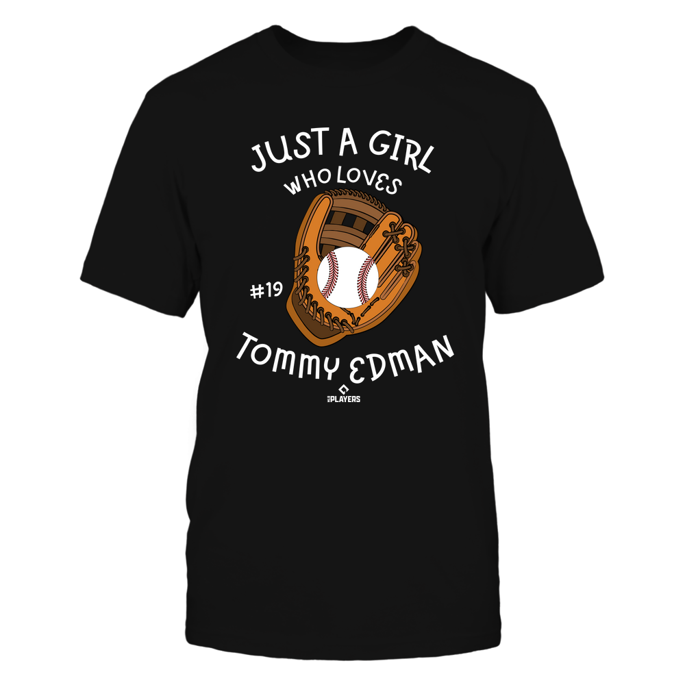 A Girl Who Loves - Tommy Edman T-Shirt | Pro Baseball | Ballpark MVP | MLBPA