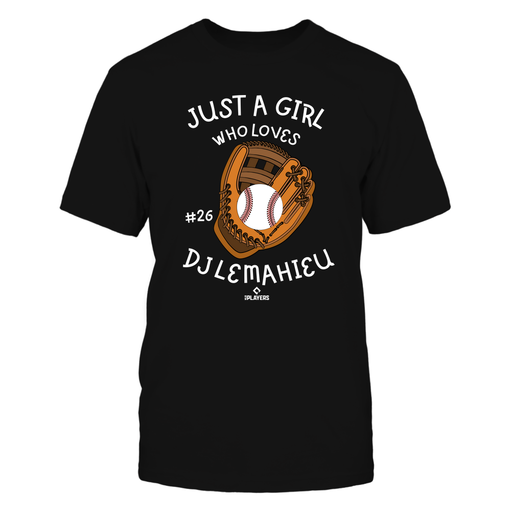 A Girl Who Loves - DJ LeMahieu T-Shirt | New York Y Pro Baseball | Ballpark MVP | MLBPA