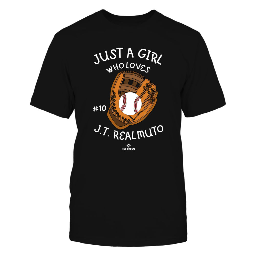 A Girl Who Loves - J.T. Realmuto T-Shirt | Philadelphia Pro Baseball | Ballpark MVP | MLBPA