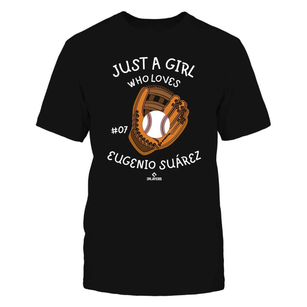 A Girl Who Loves - Eugenio Suarez T-Shirt | Cincinnati Pro Baseball | Ballpark MVP | MLBPA