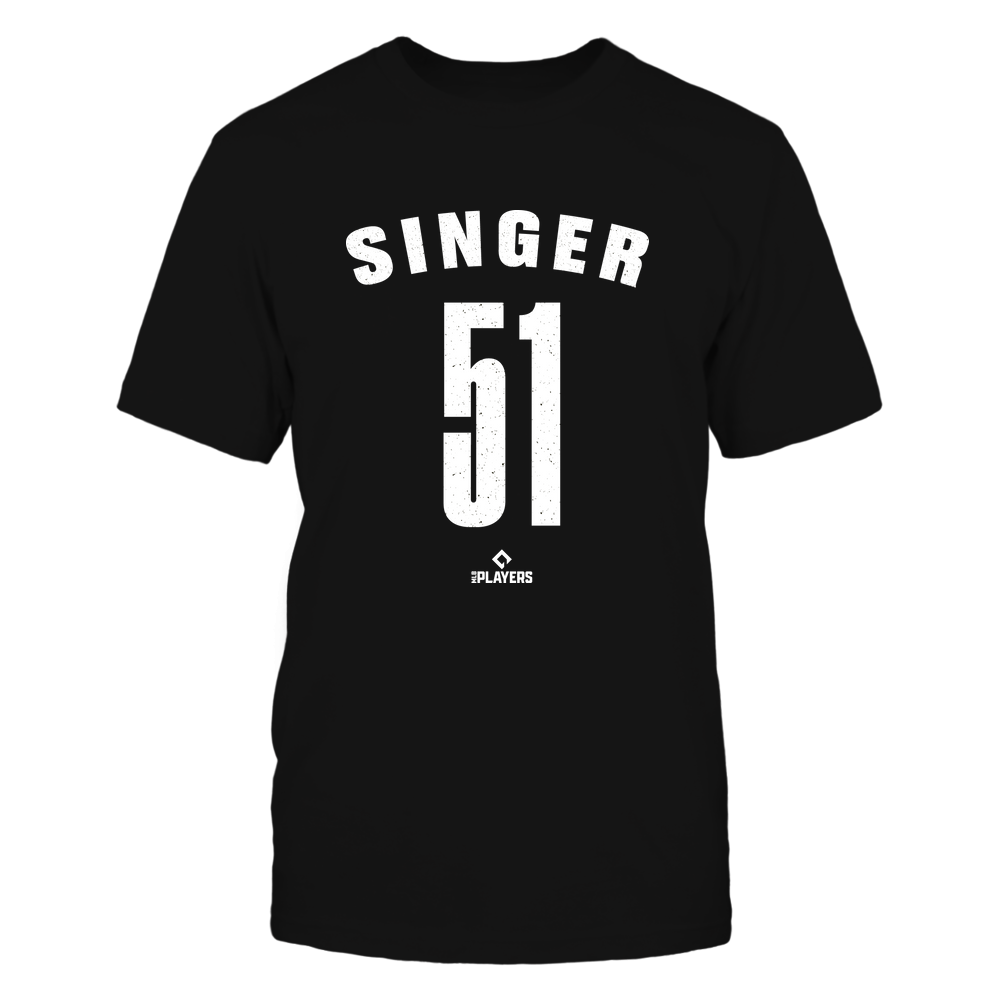 Brady Singer Tee | Kansas Baseball | MLBPA | Ballpark MVP