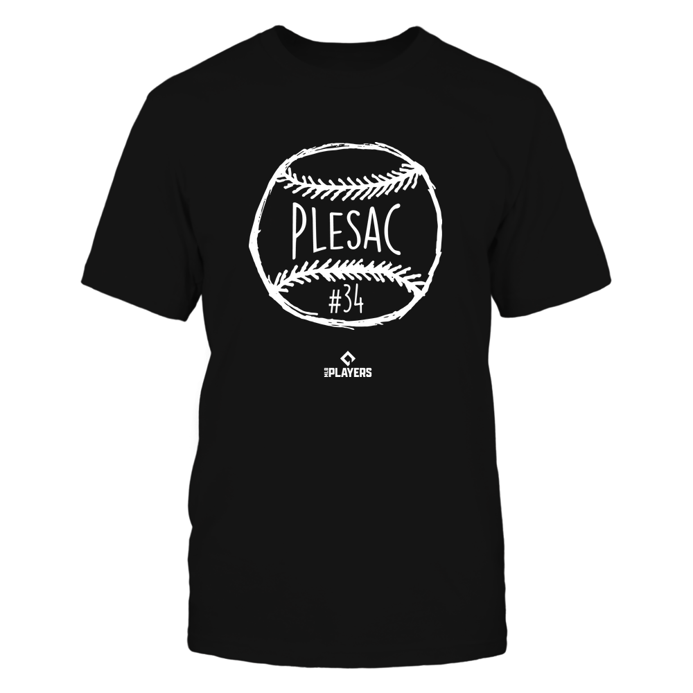 Zach Plesac T-Shirt | Cleveland Pro Baseball | Ballpark MVP | MLBPA