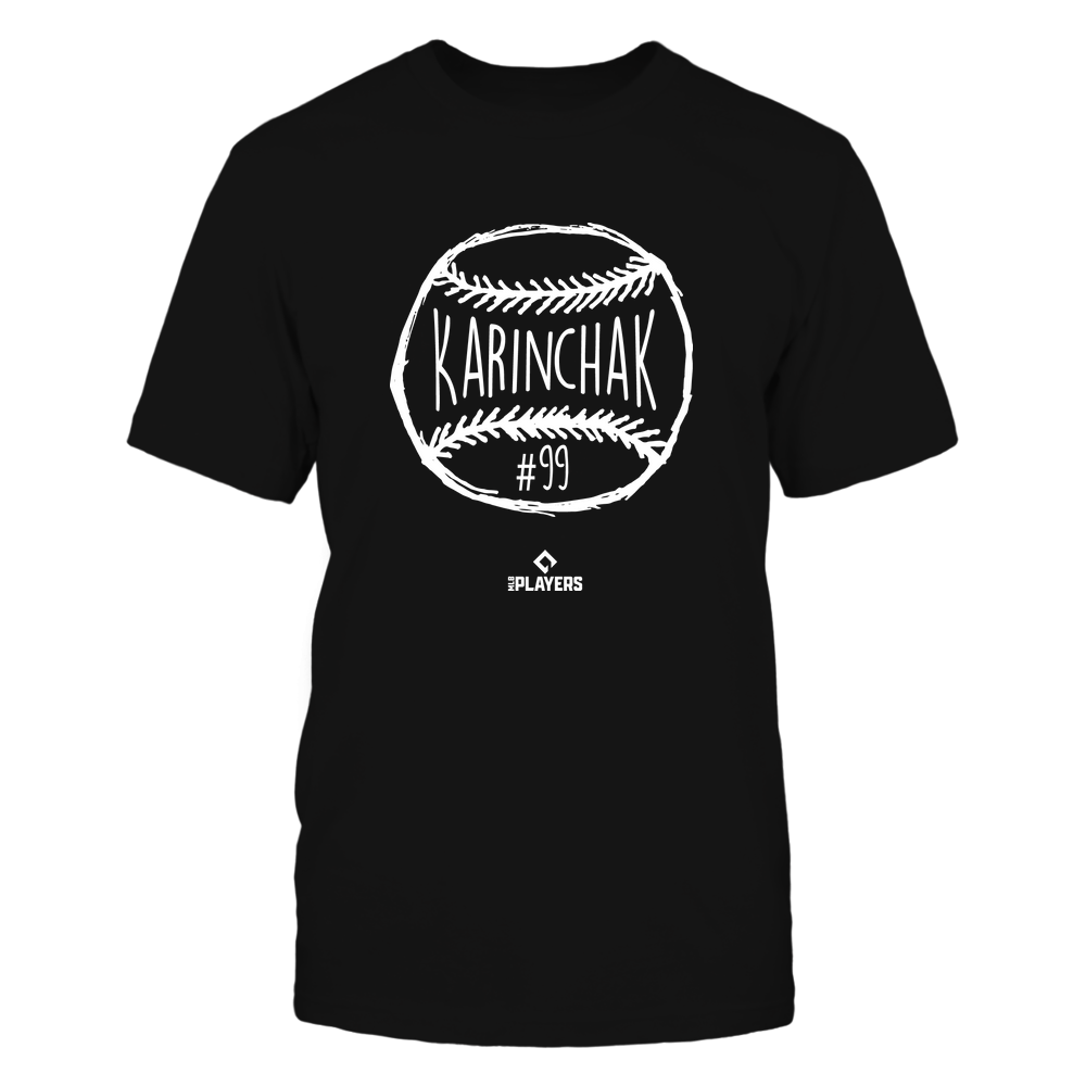 James Karinchak T-Shirt | Cleveland Pro Baseball | Ballpark MVP | MLBPA