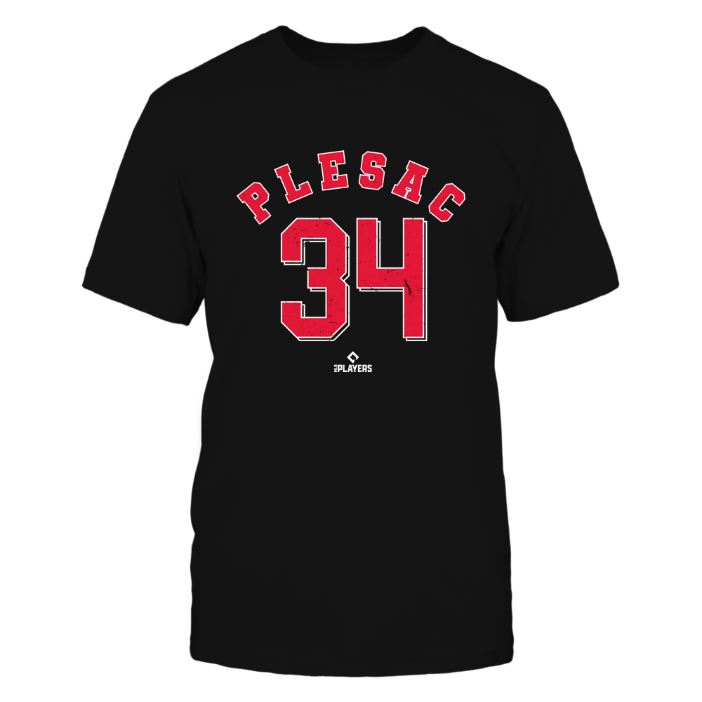 Pitcher - Zach Plesac T-Shirt | Cleveland Pro Baseball | Ballpark MVP | MLBPA