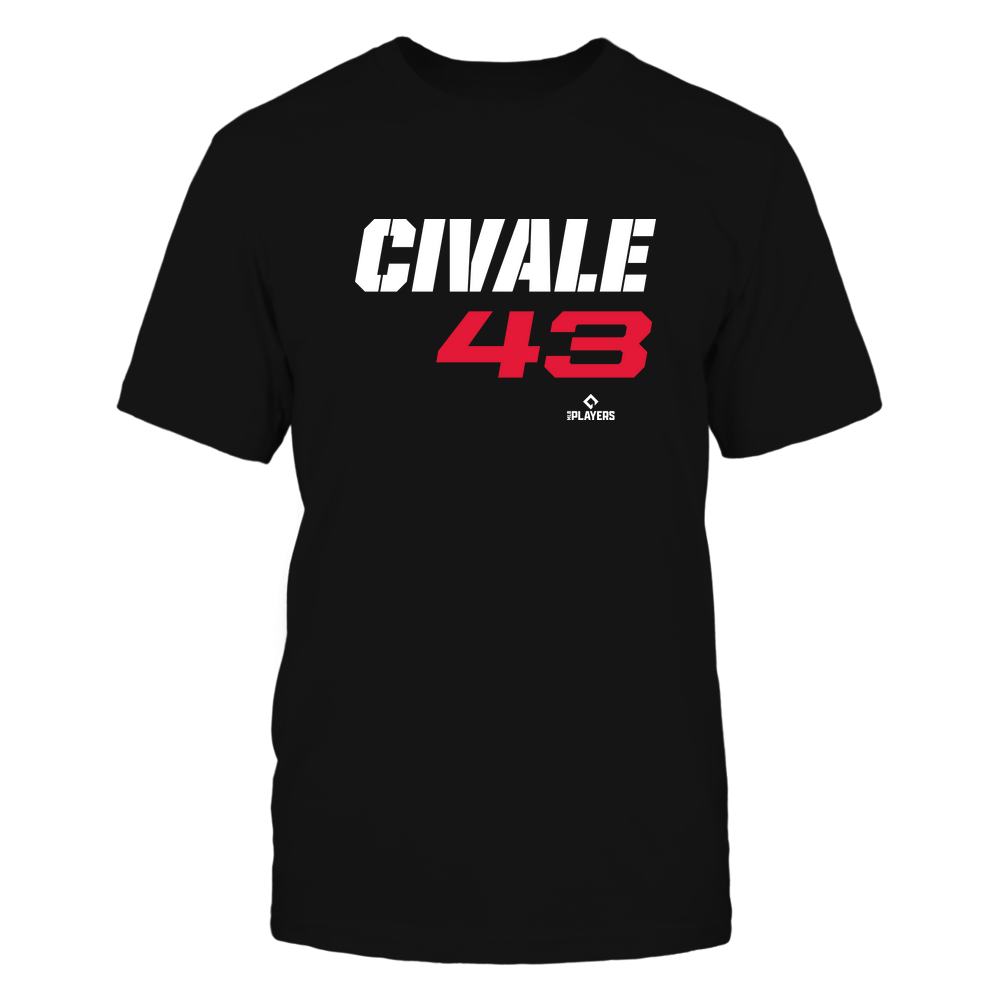 Aaron Civale Shirt | Cleveland Baseball | MLBPA | Ballpark MVP