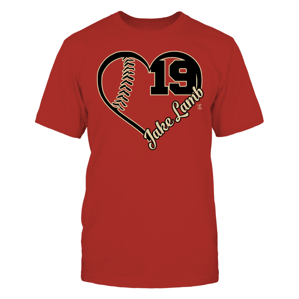 Heart Team - Jake Lamb Shirt | Major League Baseball | Ballpark MVP | MLBPA