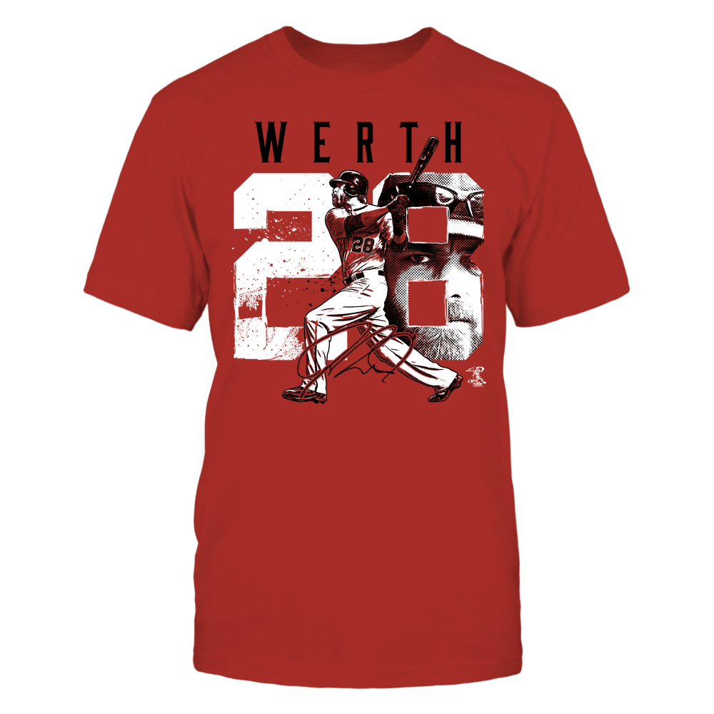 Player Number - Jayson Werth T-Shirt | Washington Pro Baseball | Ballpark MVP | MLBPA