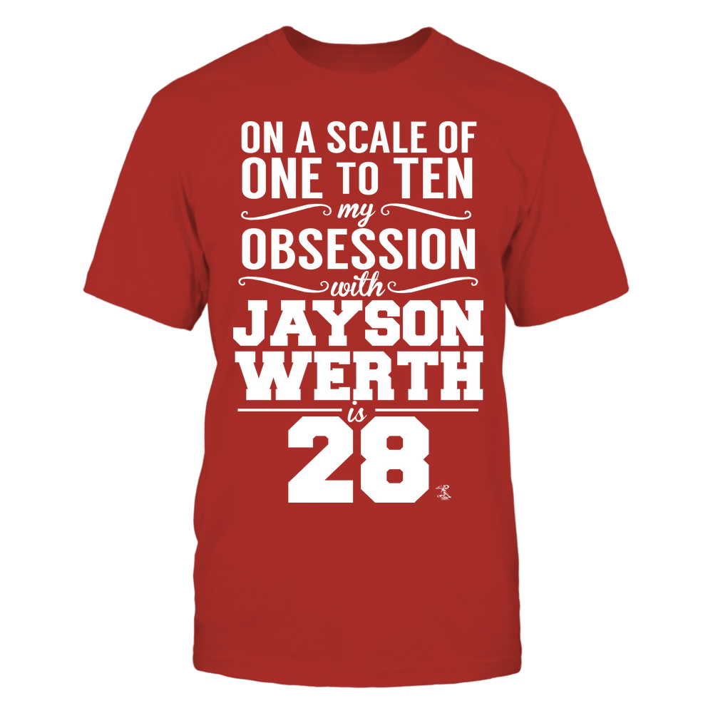 Obsession Level - Jayson Werth Shirt | Washington Major League Baseball | Ballpark MVP | MLBPA