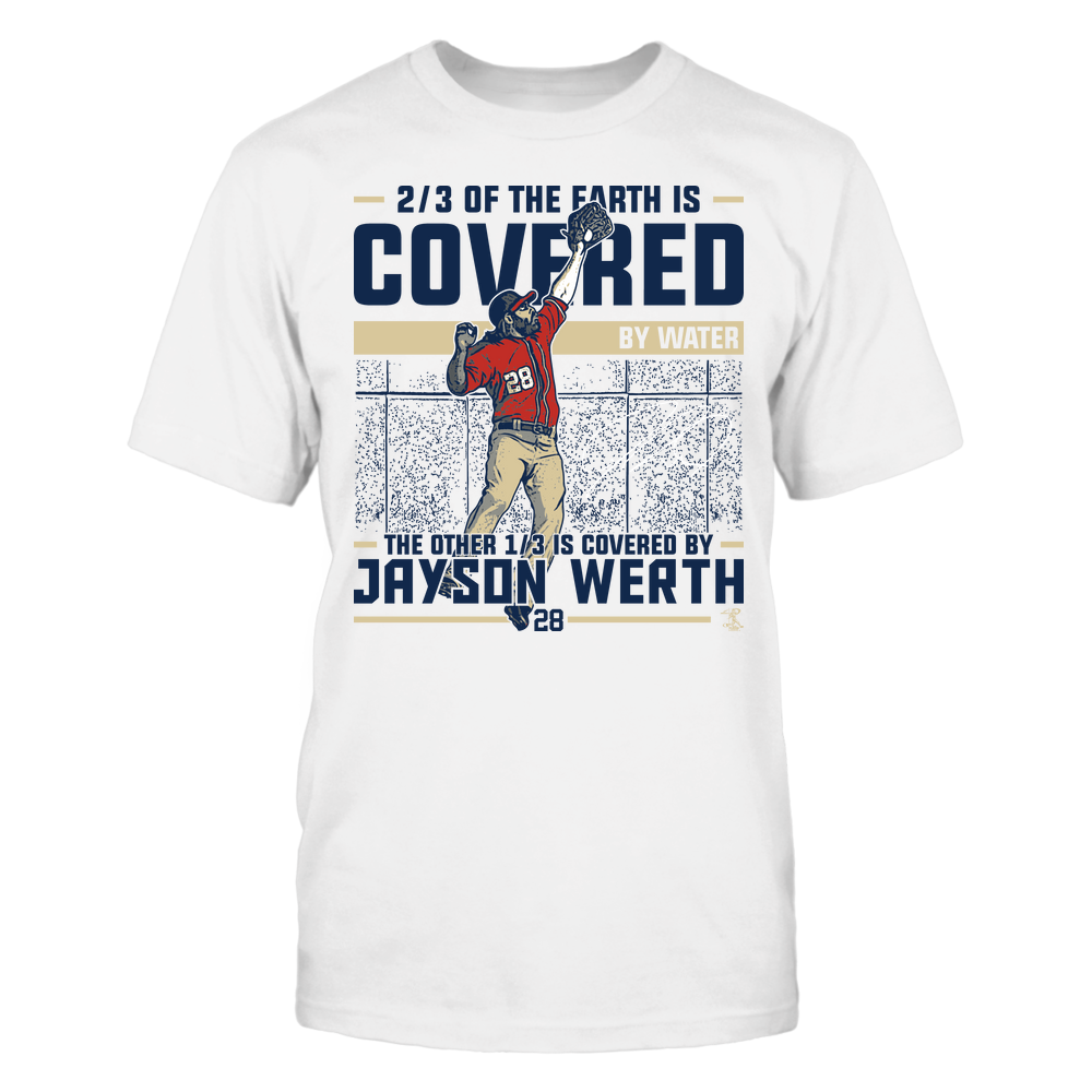 Covered By - Jayson Werth T-Shirt | Washington Pro Baseball | Ballpark MVP | MLBPA