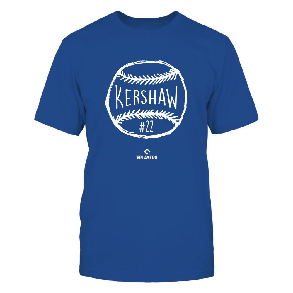 Clayton Kershaw Tee | Los Angeles D Baseball | MLBPA | Ballpark MVP