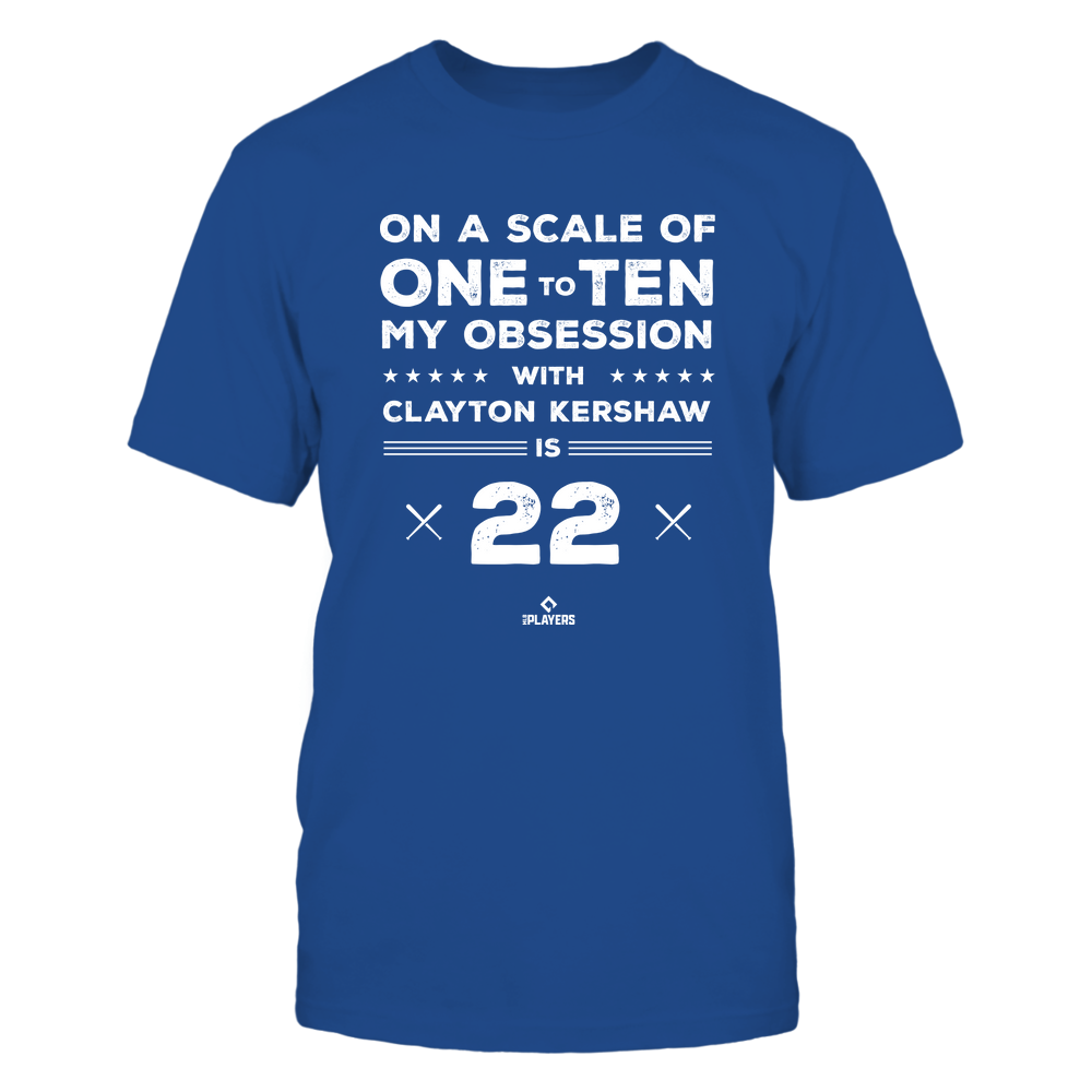 Obsession - Clayton Kershaw T-Shirt | Los Angeles D Pro Baseball | Ballpark MVP | MLBPA