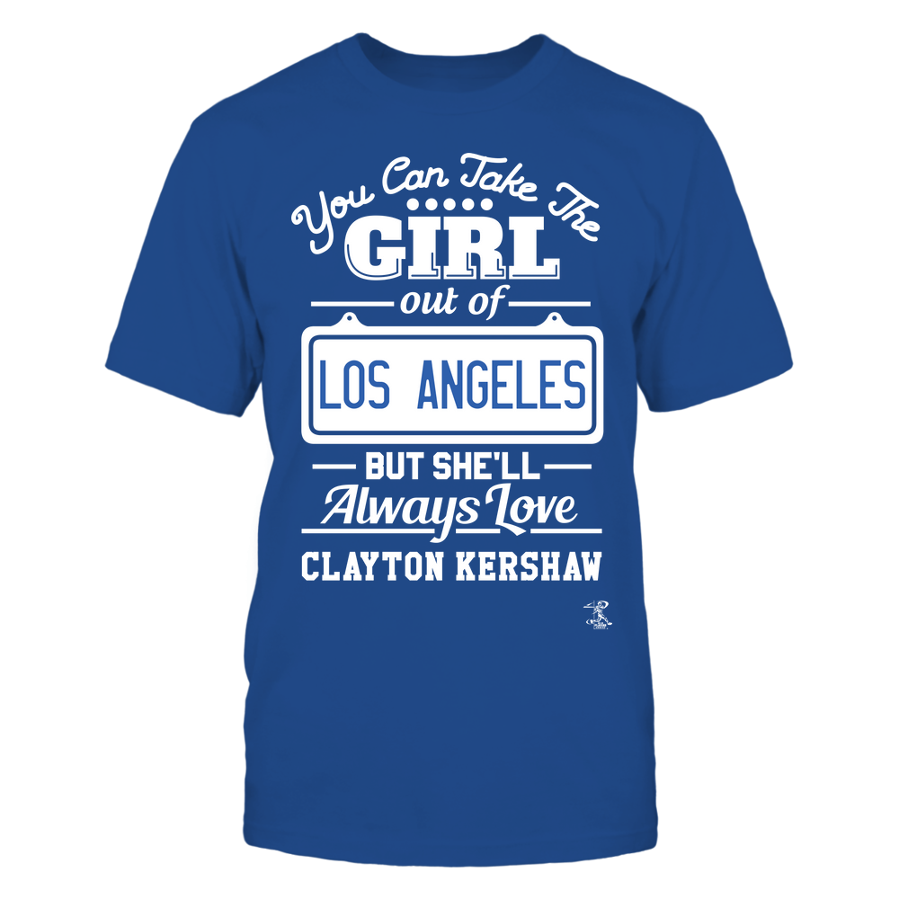 Take The Girl Out Of LA - Clayton Kershaw Shirt | Los Angeles D Major League Baseball | Ballpark MVP | MLBPA