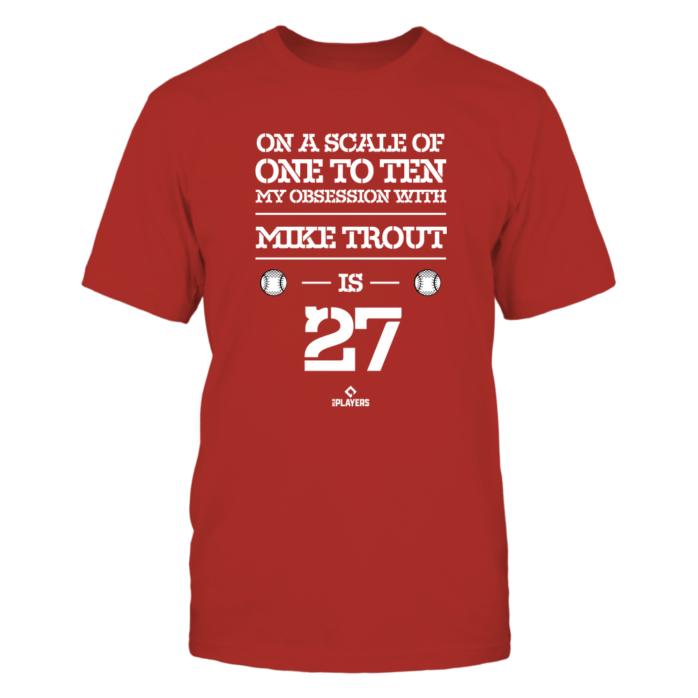 Obsession - Mike Trout Tee | Los Angeles A Baseball | MLBPA | Ballpark MVP