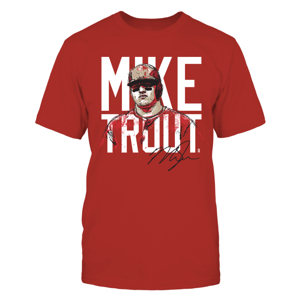 Mike Trout Tee | Los Angeles A Baseball | MLBPA | Ballpark MVP