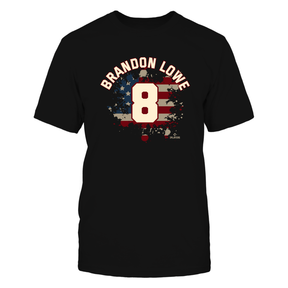 Vintage Flag - Brandon Lowe Tee | Tampa Bay Pro Baseball | MLBPA | Ballpark MVP