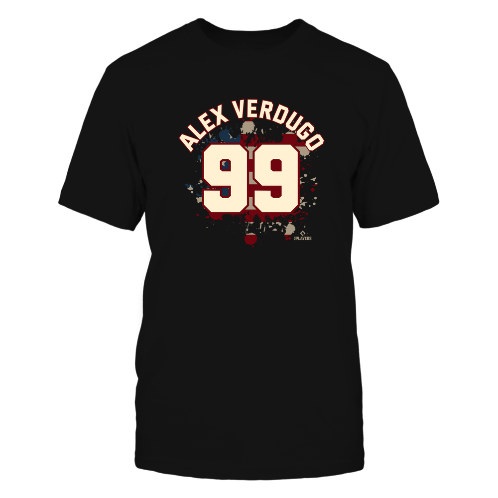 Vintage Flag - Alex Verdugo Shirt | Boston Major League Baseball | MLBPA | Ballpark MVP