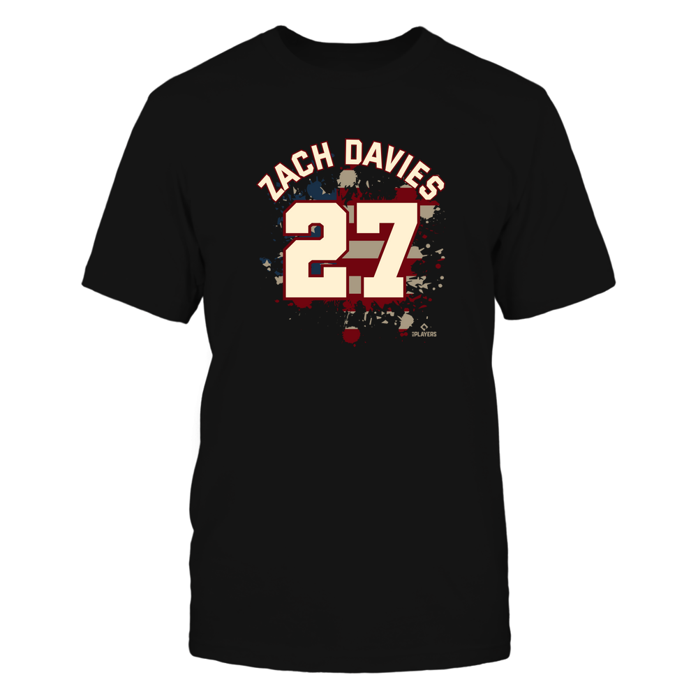 Vintage Flag - Zach Davies T-Shirt | Chicago C Major League Baseball | Ballpark MVP | MLBPA