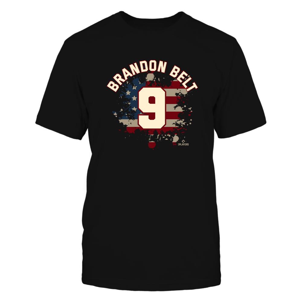 Vintage Flag - Brandon Belt Tee | San Francisco Major League Baseball | Ballpark MVP | MLBPA