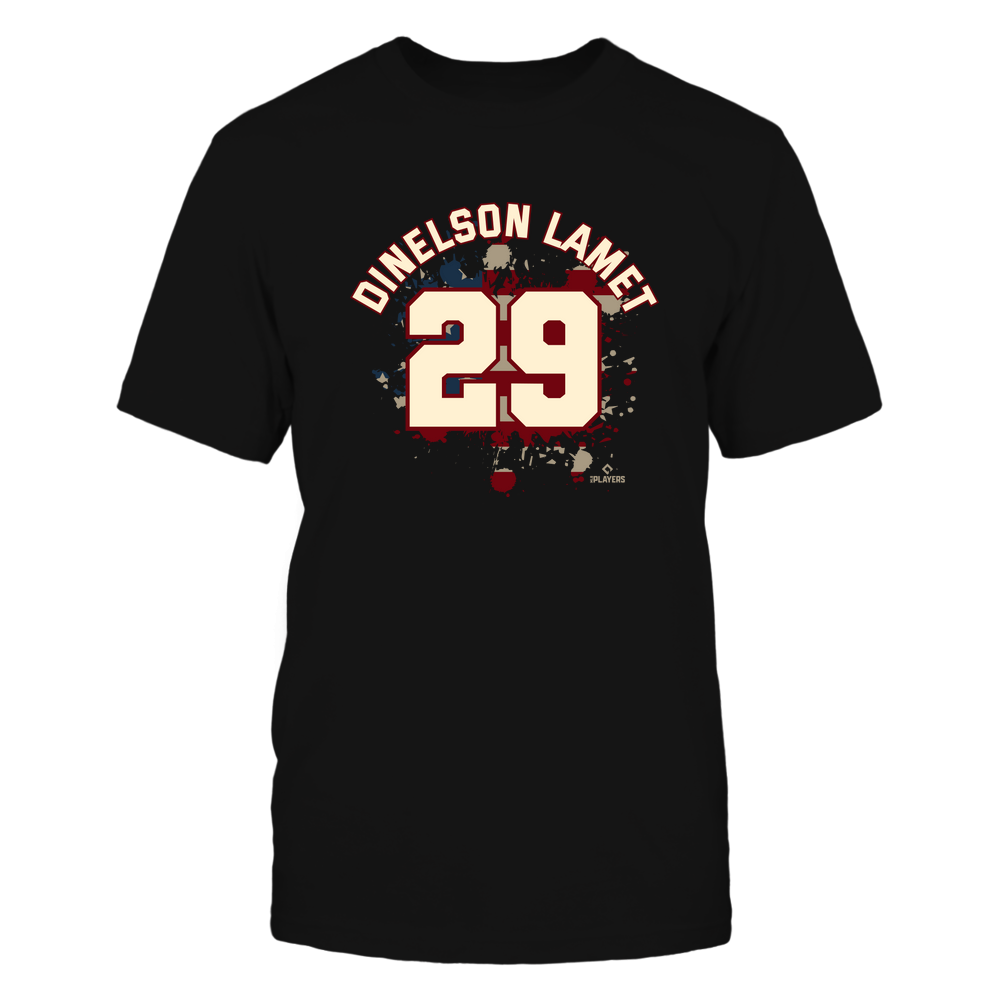 Vintage Flag - Dinelson Lamet T-Shirt | San Diego Professional Baseball | MLBPA | Ballpark MVP