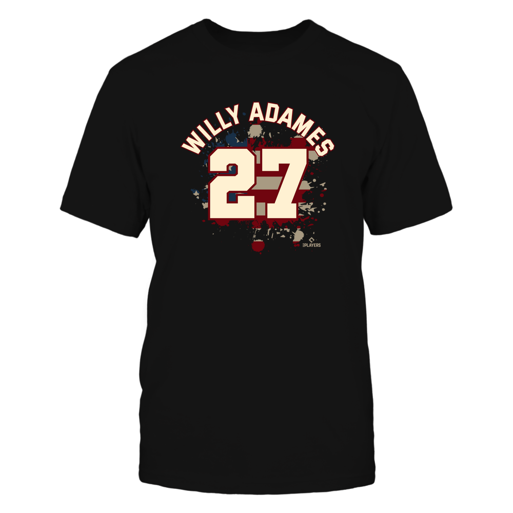 Vintage Flag - Willy Adames Tee | Milwaukee Professional Baseball | Ballpark MVP | MLBPA