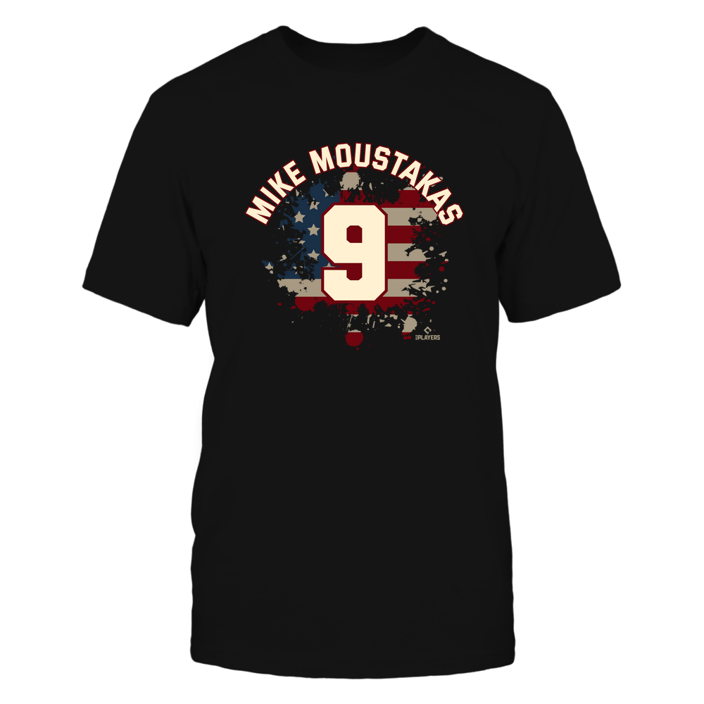 Vintage Flag - Mike Moustakas Tee | Cincinnati Professional Baseball | MLBPA | Ballpark MVP