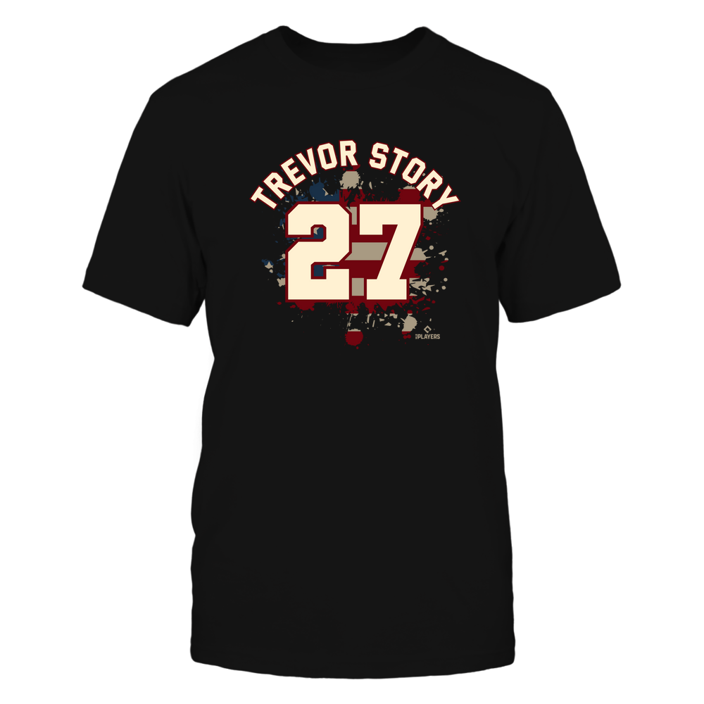 Vintage Flag - Trevor Story Tee | Colorado Baseball | Ballpark MVP | MLBPA