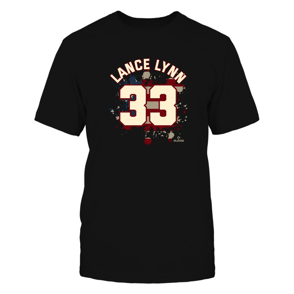 Vintage Flag - Lance Lynn T-Shirt | Chicago W Baseball | MLBPA | Ballpark MVP