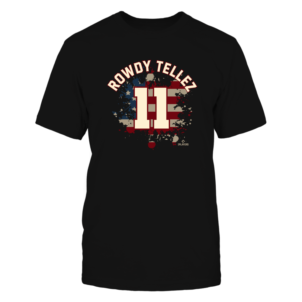 Vintage Flag - Rowdy Tellez Tee | Milwaukee Professional Baseball | Ballpark MVP | MLBPA