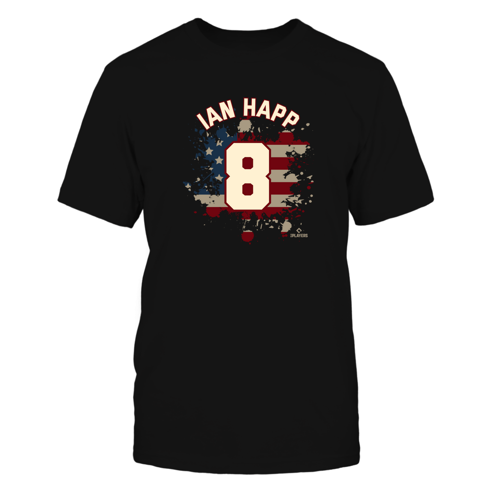 Vintage Flag - Ian Happ Tee | Chicago C Pro Baseball | Ballpark MVP | MLBPA