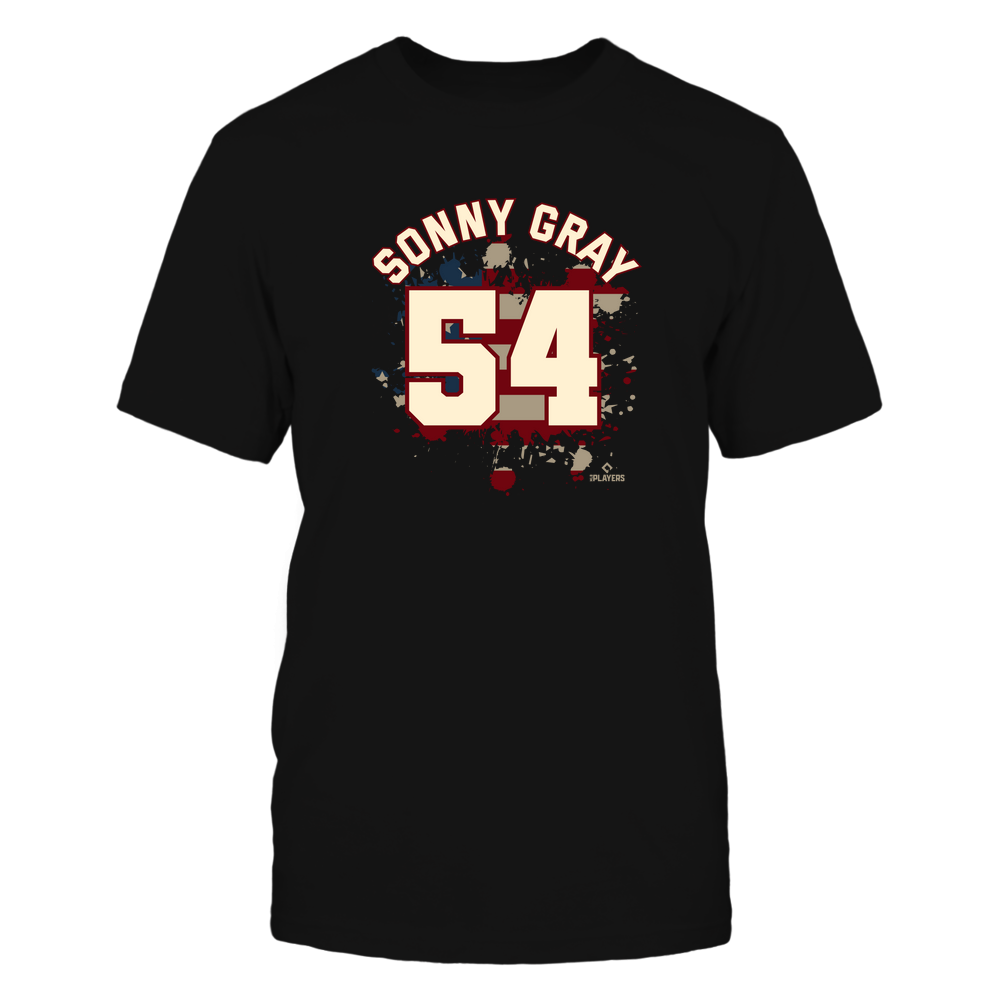 Vintage Flag - Sonny Gray Shirt | Cincinnati Pro Baseball | MLBPA | Ballpark MVP