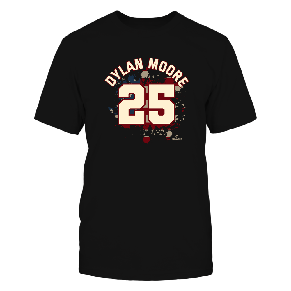 Vintage Flag - Dylan Moore T-Shirt | Seattle Pro Baseball | MLBPA | Ballpark MVP