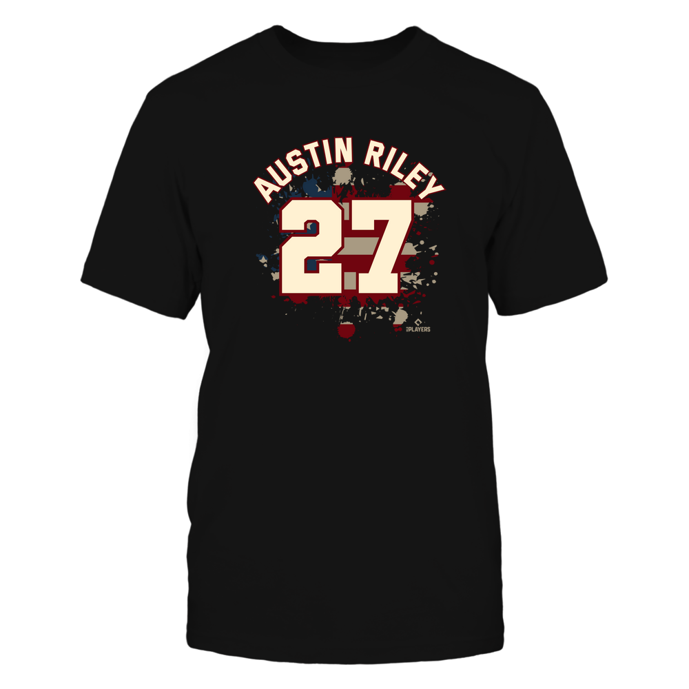 Vintage Flag - Austin Riley Tee | Atlanta Professional Baseball | MLBPA | Ballpark MVP