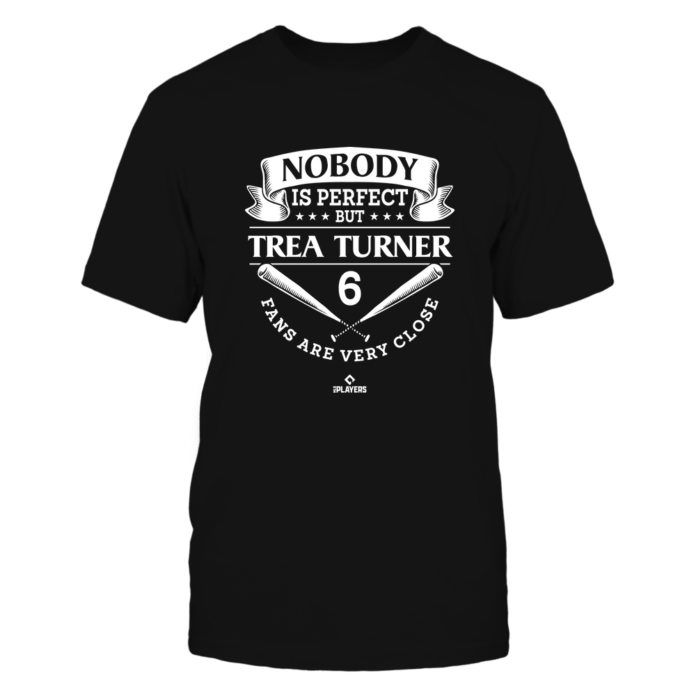 Nobody Is Perfect - Trea Turner T-Shirt | Los Angeles D Professional Baseball | MLBPA | Ballpark MVP