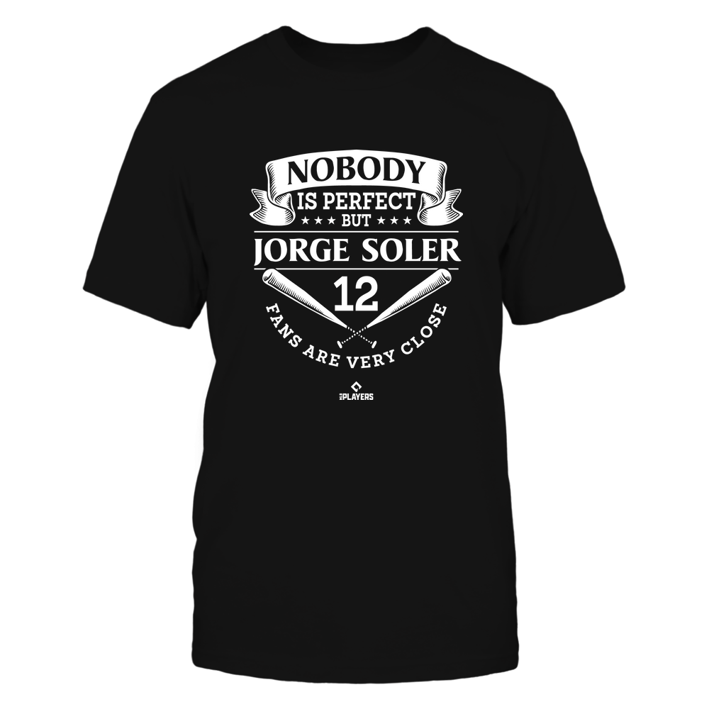 Nobody Is Perfect - Jorge Soler Tee | Atlanta Pro Baseball Team | MLBPA | Ballpark MVP