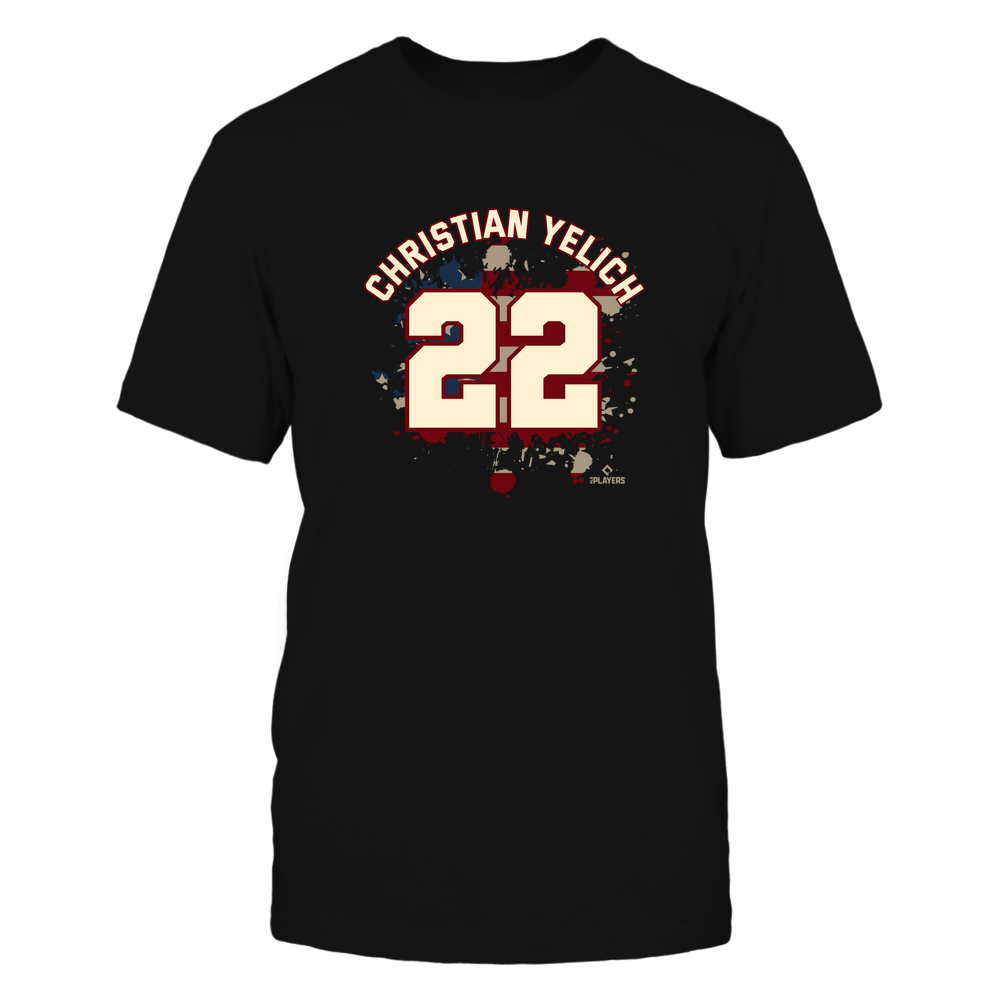 Vintage Flag - Christian Yelich Shirt | Milwaukee Baseball Team | Ballpark MVP | MLBPA