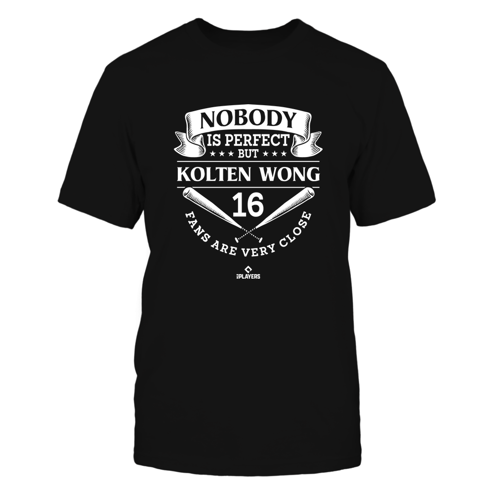 Nobody Is Perfect - Kolten Wong Tee | Milwaukee Professional Baseball Team | Ballpark MVP | MLBPA