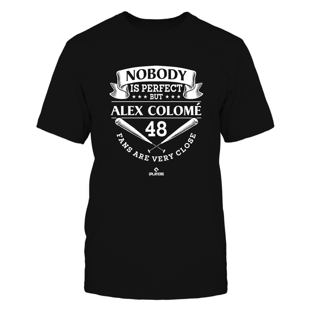 Nobody Is Perfect - Alex Colome T-Shirt | Minnesota Professional Baseball Team | MLBPA | Ballpark MVP