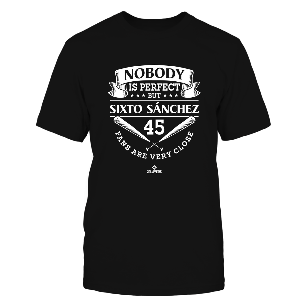 Nobody Is Perfect - Sixto Sanchez Tee | Miami MLB Team | Ballpark MVP | MLBPA