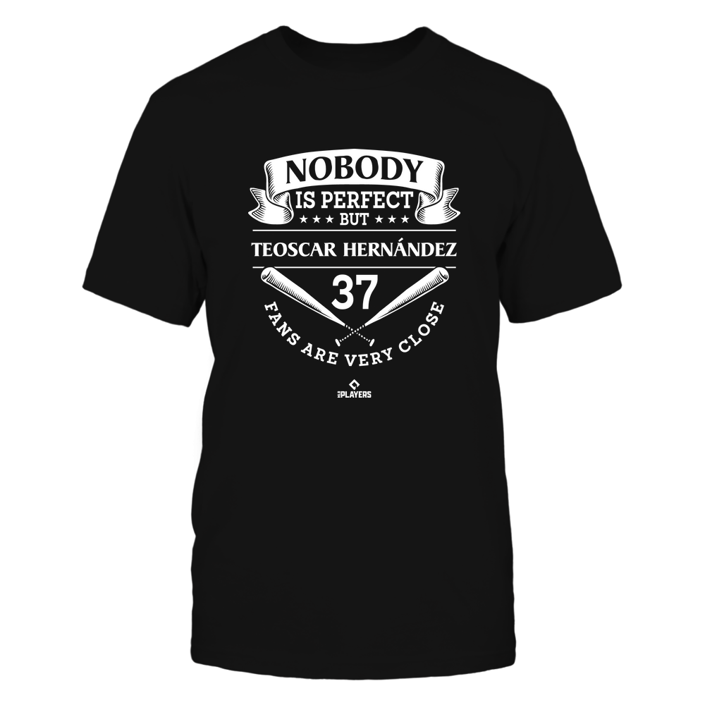 Nobody Is Perfect - Teoscar Hernandez Tee | Toronto Major League | MLBPA | Ballpark MVP