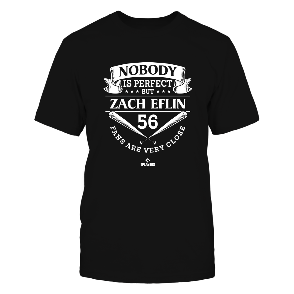 Nobody Is Perfect - Zach Eflin Shirt | Philadelphia Major League Baseball | Ballpark MVP | MLBPA