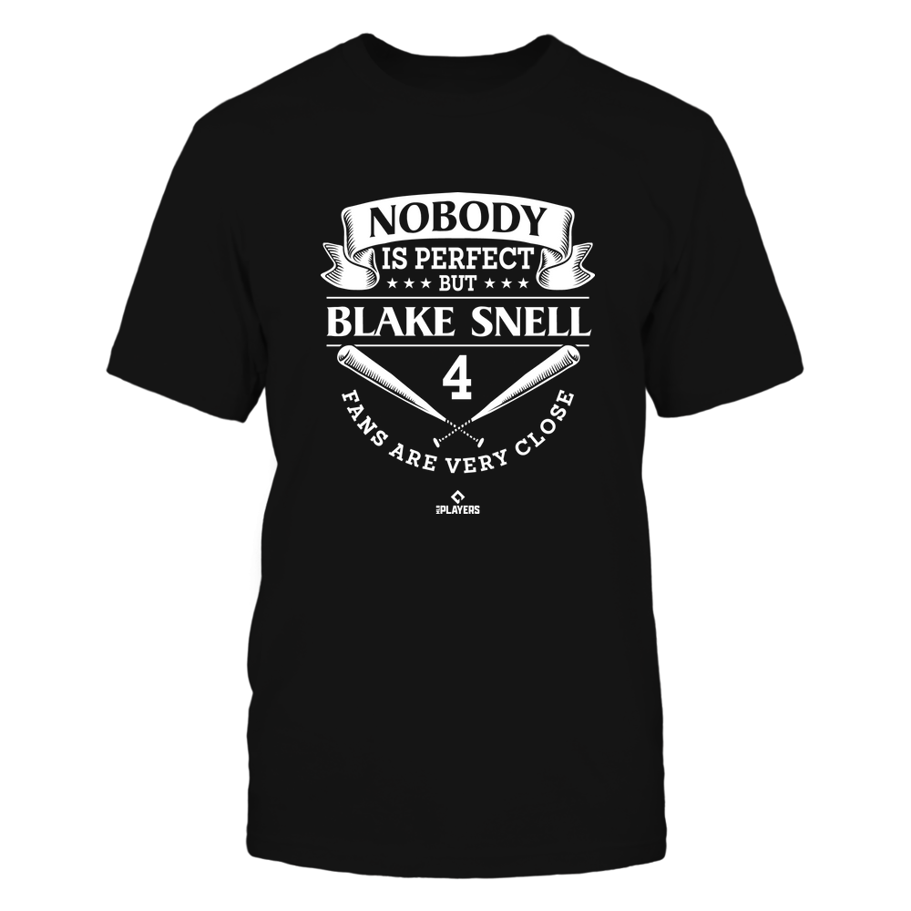 Nobody Is Perfect - Blake Snell Tee | San Diego Major League Baseball Team | Ballpark MVP | MLBPA