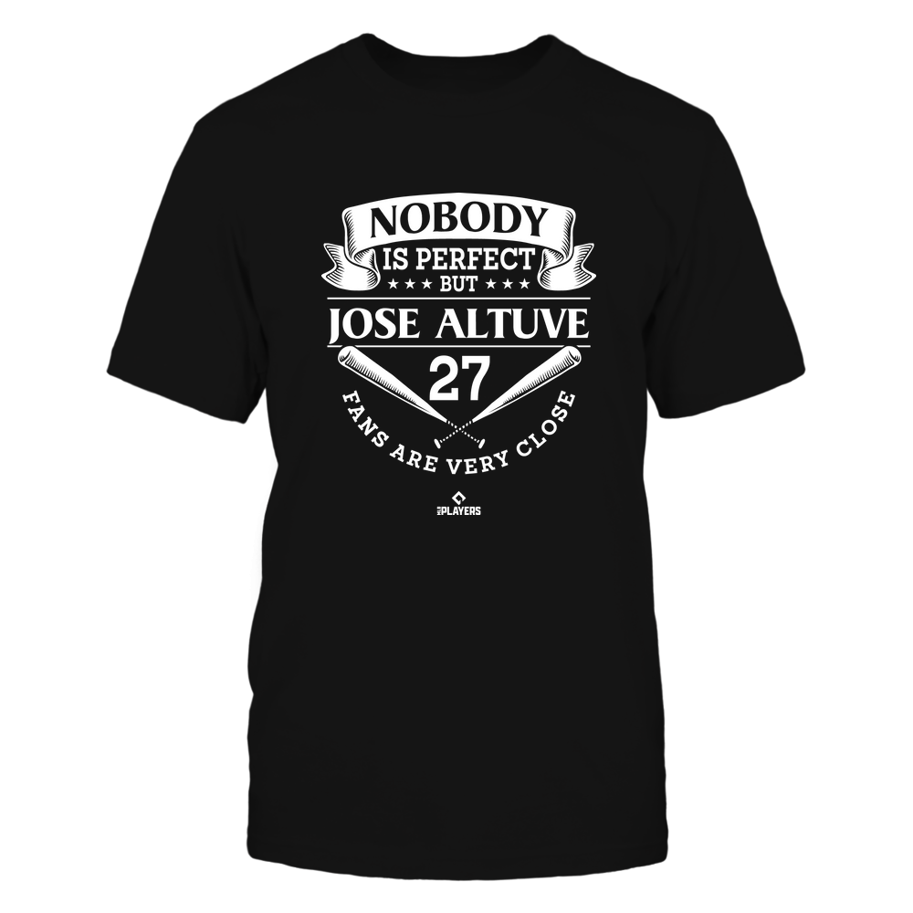 Nobody Is Perfect - Jose Altuve Tee | Houston Major League Baseball Team | Ballpark MVP | MLBPA