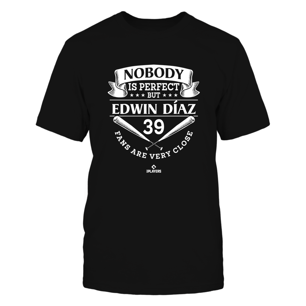 Nobody Is Perfect - Edwin Diaz Tee | New York M Major League Baseball | MLBPA | Ballpark MVP