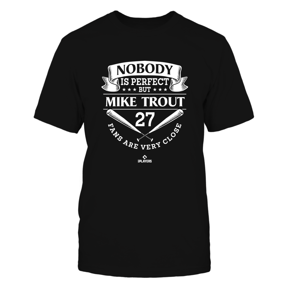 Nobody Is Perfect - Mike Trout Shirt | Los Angeles A Baseball Team | MLBPA | Ballpark MVP