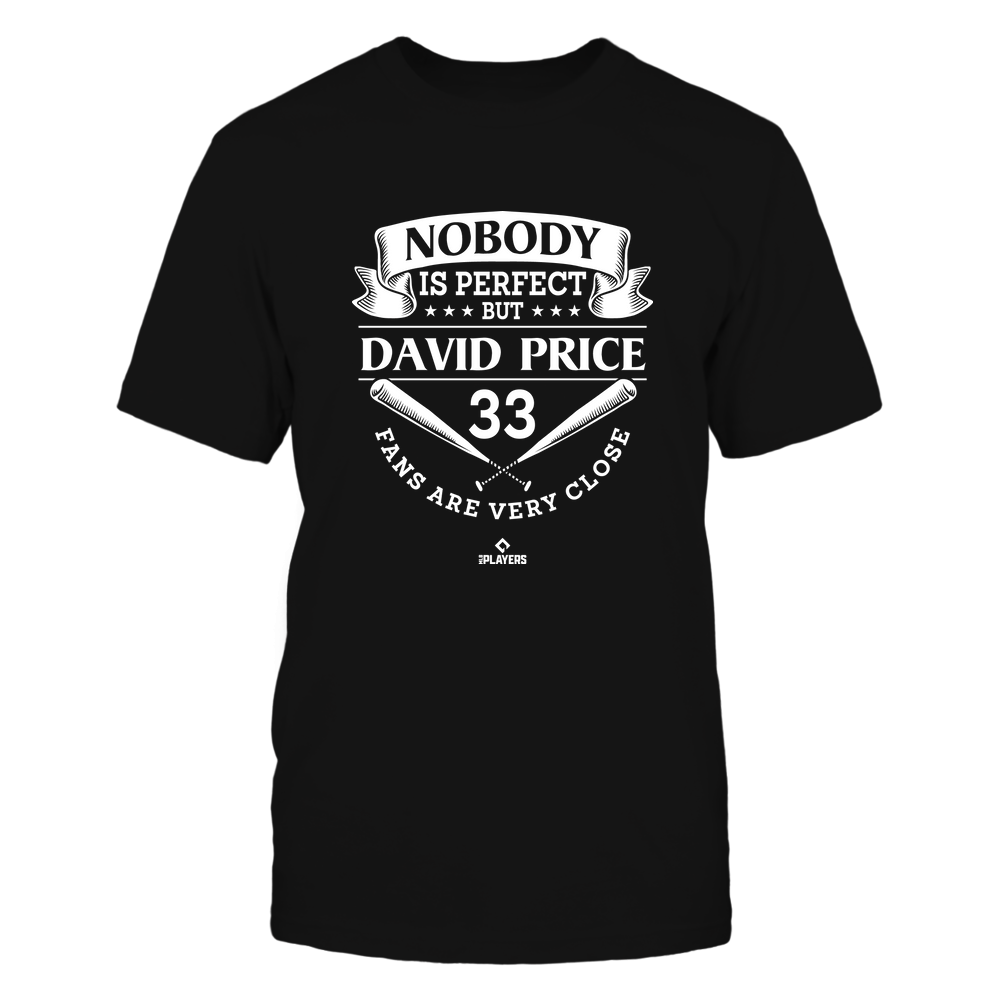 Nobody Is Perfect - David Price Tee | Los Angeles D Major League Team | MLBPA | Ballpark MVP